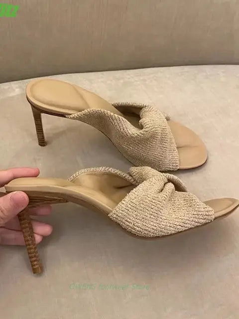 Bow Thin High Heels