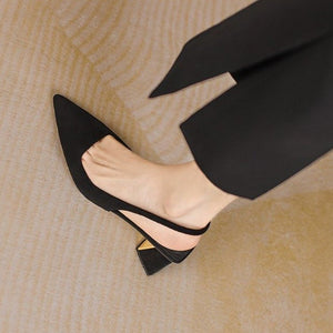 Slingback Women's Block Heels